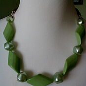 Винтаж handmade. Livemaster - original item Vintage necklaces: Summer Necklace Beads. Handmade.