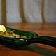 Чудо-тарелка с прямой ручкой. Бутылки. Алёна Курганова. Роспись фарфора.. Интернет-магазин Ярмарка Мастеров.  Фото №2
