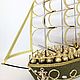 Корабль из конфет "Пиратская фортуна" презент подарок. Композиции. Мастерская вкусных подарков. Ярмарка Мастеров.  Фото №5