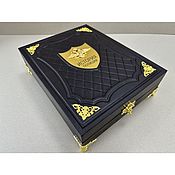 Сувениры и подарки handmade. Livemaster - original item Police History (gift leather book in a casket). Handmade.