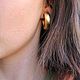 Винтаж: Клипсы кольца, серьги кольца. Серьги винтажные. ENZZA jewelry. Ярмарка Мастеров.  Фото №4