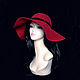Stranger ' Red wine'. Hats1. Novozhilova Hats. My Livemaster. Фото №5