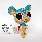 Материалы для творчества handmade. Livemaster - original item Mouse amigurumi pattern. Crochet Sweet Brown Mouse. Handmade.