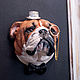 Frame with a voluminous dog to order from the photo. Pictures. artroombullibull. My Livemaster. Фото №4