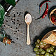 Order Wooden tea spoon made of Siberian Cedar. L25. ART OF SIBERIA. Livemaster. . Dinnerware Sets Фото №3