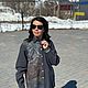 Рубашка с авторской вышивкой Горы. Рубашки. Juliatselkova. Ярмарка Мастеров.  Фото №5