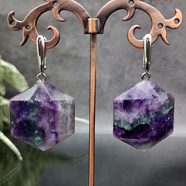 Серьги из натуральных камней флюорит. . Украшения ручной работы - Ярмарка Мастеров Украшения ручной работы. Ярмарка Мастеров - ручная работа Серьги из натуральных камней флюорит. Handmade.