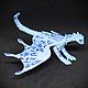 Snow dragon. Miniature figurines. Logovo Snezhnogo Drakona (YouD). My Livemaster. Фото №5