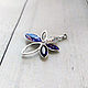 Order Flower pendant with Swarovski crystals. igra-graney. Livemaster. . Pendants Фото №3