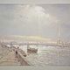 Painting pastel with a view of the Neva river. Pictures. paintmart (oikos). Online shopping on My Livemaster.  Фото №2