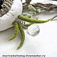 "Lily of the valley". Брошь-булавка. MarinaBelle. Ярмарка Мастеров.  Фото №4