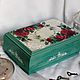 Casket Rose Garden solid pine decoupage, Box, Moscow,  Фото №1