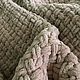 Order Plaid made of soft yarn Alize Puffy color pattern braiding. krykova (Krykova). Livemaster. . Baby blankets Фото №3