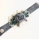 Bracelet of textile: DENIM MELODY. Textile bracelet. shalet. My Livemaster. Фото №5