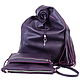 Bag with cosmetic bags - A set of leather Bag Bag Bag Bag String bag, Shopper, Moscow,  Фото №1