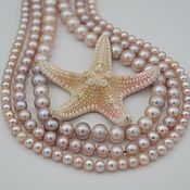 Материалы для творчества handmade. Livemaster - original item Natural Lavender Pearls AAA Grade Beads 11 mm. Handmade.