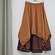 No№224 Double boho skirt, Skirts, Ekaterinburg,  Фото №1