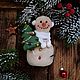 Ёлочные игрушки - Снеговик, Звездочка, Месяц, Мухомор. Елочные игрушки. Наталья Сибряева (natalya-sibryaeva). Ярмарка Мастеров.  Фото №4
