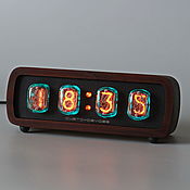Nixie tube clock "Loft IN-18" (Bibolo) + gift box