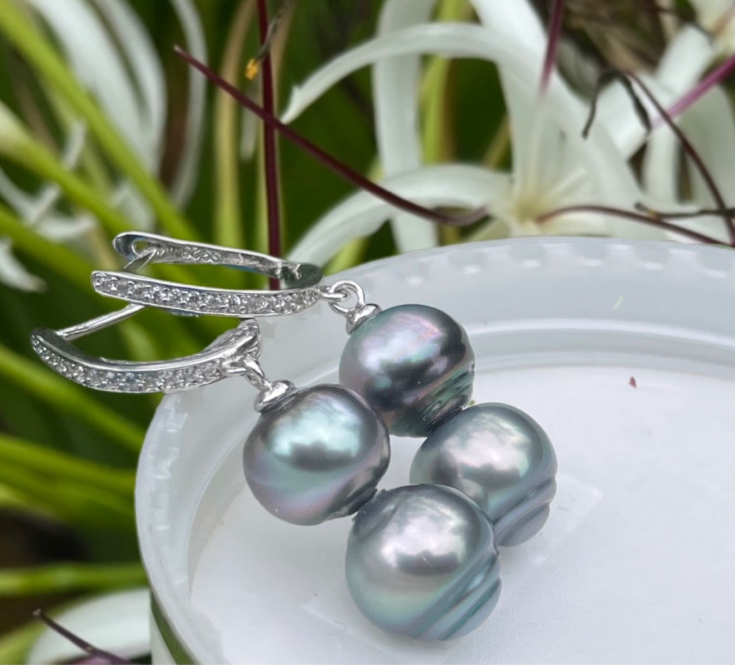 Жемчуг Таити серьги купить в интернет-магазине Ярмарка Мастеров по цене ...