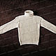 Sweater fleece with a collar, light (No. №1). Sweaters. Rogopuh. Online shopping on My Livemaster.  Фото №2