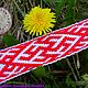 Order The fern flower is white and red. ЛЕЙЛИКА - пояса и очелья для всей семьи. Livemaster. . Headbands Фото №3