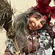 Заказать Баба-Яга-кукла ручной работы. Оксана Астахова. Ярмарка Мастеров. . Интерьерная кукла Фото №3