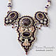 Necklace of beads and stones Amethyst dreams white purple, Necklace, Novosibirsk,  Фото №1