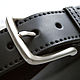 Genuine leather belt with Italian buckle. Straps. fabiscraft (FabisCRAFT). My Livemaster. Фото №5