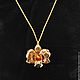 Украшение из золота 14К   орхидея с цепочкой. Подвеска. Jewelry fashion. Ярмарка Мастеров.  Фото №6