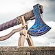 Forged handmade axe Morozko 2.0, Souvenir weapon, Ekaterinburg,  Фото №1