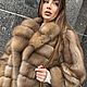 Шуба из меха куницы. Шубы. YANA KRAFT BRAND. Ярмарка Мастеров.  Фото №6