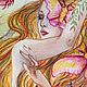 Картина, фентези "Омоложение кленовым мотыльком". Картины. Yulia-luana-art. Ярмарка Мастеров.  Фото №5