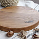 Круглый поднос из ясеня. Ø 27,5 см. Подносы. SDPWooD. Ярмарка Мастеров.  Фото №6