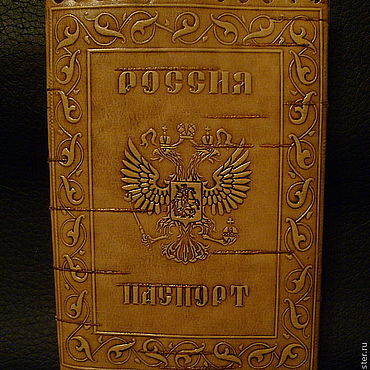 Обложка на паспорт из бересты - ЛАВКА МАСТЕРОВ