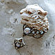 Brooch-pin: ' Marble Tiger'. Brooches. House Of The Moon Dew. My Livemaster. Фото №4