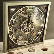 Для дома и интерьера handmade. Livemaster - original item Clock wall 