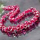 Silver 925pr.' Ruby beads ' made of red ruby spinel. Beads2. naturalkavni. My Livemaster. Фото №4