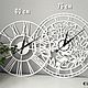 White wall clock 'Dial'. Watch. art-clock (art-clock). My Livemaster. Фото №4