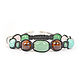 Bracelet from natural stones with aventurine. Stones. Shambala of Russia. Anna. Online shopping on My Livemaster.  Фото №2