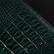 Заказать Кошелек из кожи крокодила на одной молнии IMA0013VG2. CrocShop товары из экзотической кожи. Ярмарка Мастеров. . Кошельки Фото №3