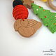 Order Beech Rodent Snowman with Pendants. Very big ears (verybigears). Livemaster. . Teething toys Фото №3