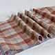 Тканый твидовый шарф "Tartan. Беж" Тканый шарф. Шарфы. Ольга (Lipisin) Weaving Fashion. Ярмарка Мастеров.  Фото №4