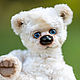 Заказать Белый мишка на каркасном скелете. Teddy by Olga Prokudina. Ярмарка Мастеров. . Мишки Тедди Фото №3