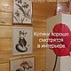 Сюмикотик N2 без рамки. Картины. 'Кот и Фугу' 猫とフグ. Интернет-магазин Ярмарка Мастеров.  Фото №2