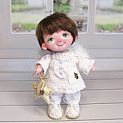 Dolls and dolls: textile doll Baby angel