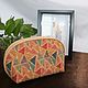 Eco cosmetic bag with geometric pattern handmade, Beauticians, Moscow,  Фото №1