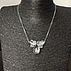 Silver mini necklace Winter.Or summer... Rock crystal, silver 925. Necklace. The final touch. My Livemaster. Фото №5