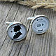 Gemelos de plata de sherlock (grandes), Cuff Links, Moscow,  Фото №1