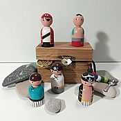 Куклы и игрушки handmade. Livemaster - original item Pirates Kids Game Set. Handmade.